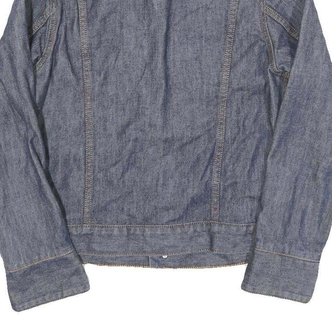 LEVI'S Womens Blue Denim Jacket XXS Cotton Blend Button Closure Classic Fit