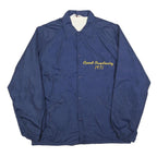 DUCKSTER Mens Blue Coach Jacket M Polyester Blend Button Closure Plain