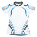 CRIVIT Cycling Womens Jersey White 1/4 Zip S