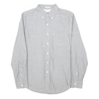 LEVI'S Mens Grey Cotton Blend Shirt M Button-Down Collar Long Sleeve Casual