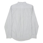 LEVI'S Mens Grey Cotton Blend Shirt M Button-Down Collar Long Sleeve Casual