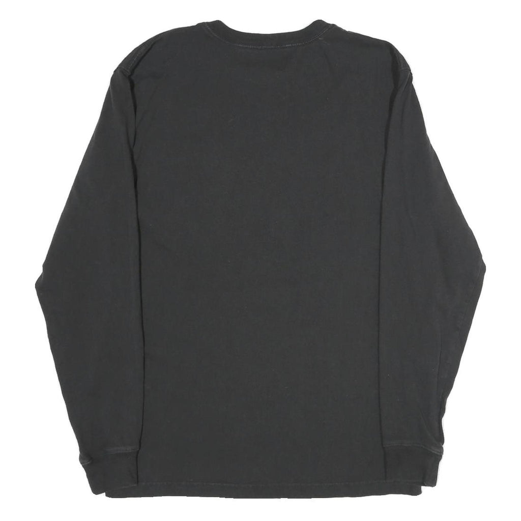 CARHARTT Mens Black Pocket Long Sleeve Crew Neck T-Shirt S Cotton Workwear