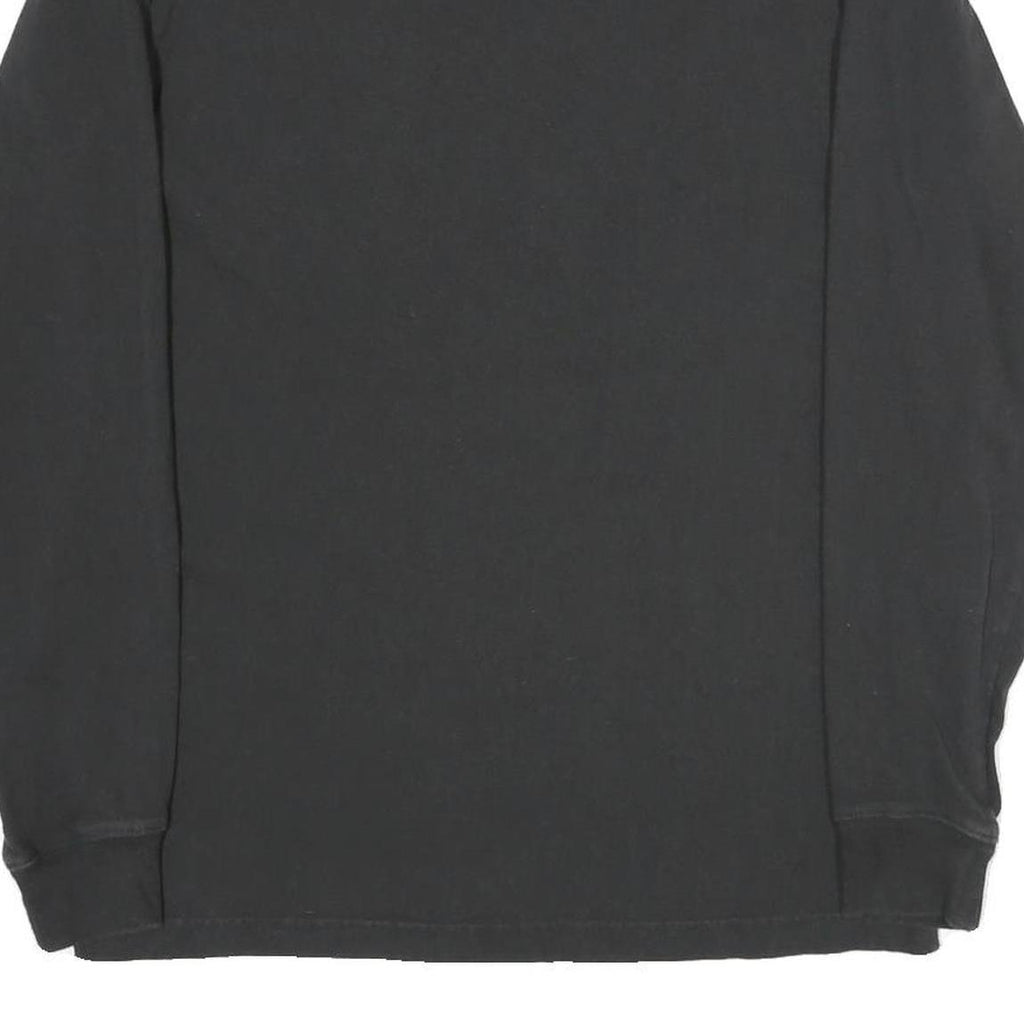 CARHARTT Mens Black Pocket Long Sleeve Crew Neck T-Shirt S Cotton Workwear