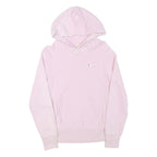 CHAMPION Womens Pink Pullover Hoodie S Cotton Blend Casual Sweatshirt
