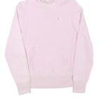 CHAMPION Womens Pink Pullover Hoodie S Cotton Blend Casual Sweatshirt