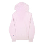 CHAMPION Womens Pink Pullover Hoodie S Cotton Blend Casual Sweatshirt