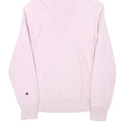 CHAMPION Womens Pink Pullover Hoodie S Cotton Blend Casual Sweatshirt