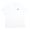 NIKE Mens White Short Sleeve Plain XL Polo Shirt Cotton Casual Summer