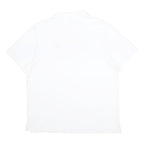 NIKE Mens White Short Sleeve Plain XL Polo Shirt Cotton Casual Summer