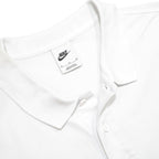 NIKE Mens White Short Sleeve Plain XL Polo Shirt Cotton Casual Summer