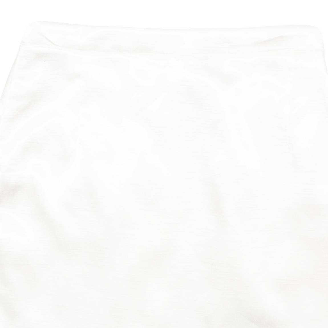 Womens Straight Skirt White Knee Length M