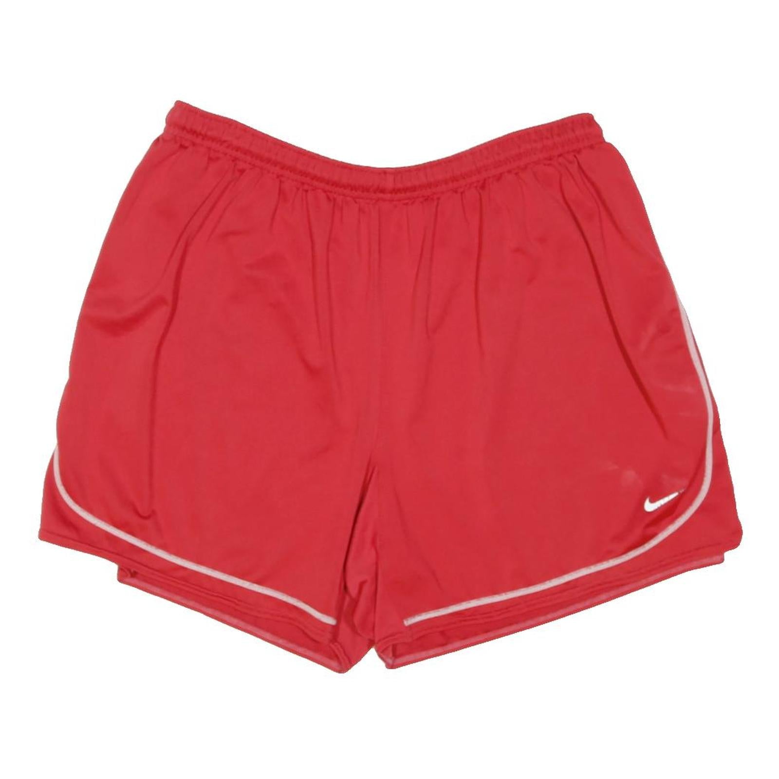 NIKE Mens Red Sports Casual Shorts M W32 Lightweight Polyester Blend