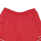 NIKE Mens Red Sports Casual Shorts M W32 Lightweight Polyester Blend