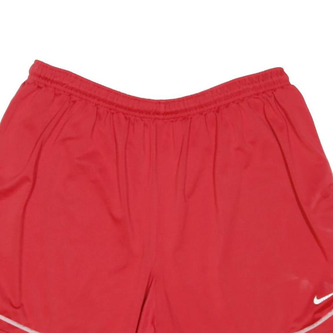 NIKE Mens Red Sports Casual Shorts M W32 Lightweight Polyester Blend