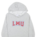 CHAMPION Womens Grey Hoodie M LMU Cotton Blend Pullover Casual Sweatshirt