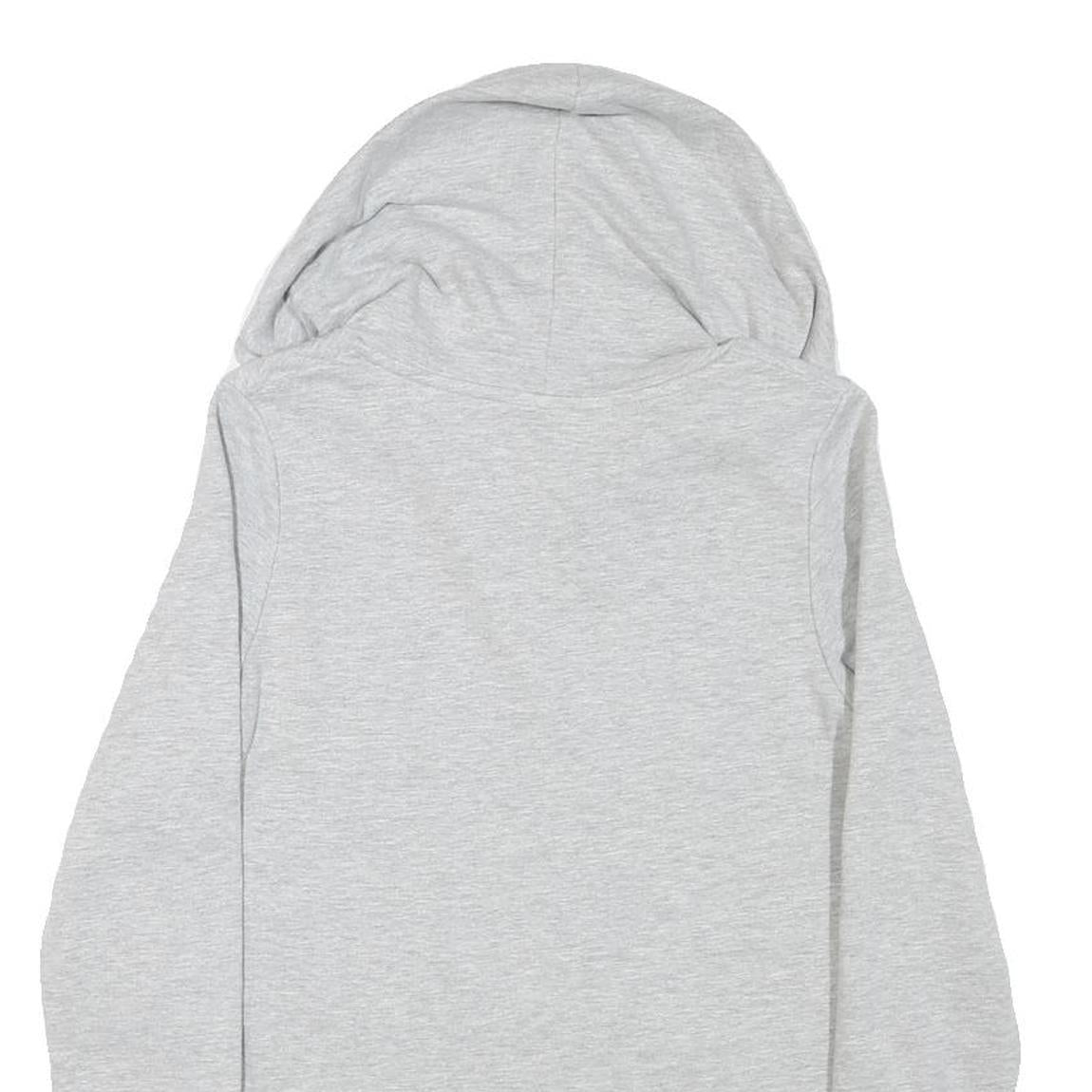 CHAMPION Womens Grey Hoodie M LMU Cotton Blend Pullover Casual Sweatshirt