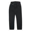 LEVI'S 534 02 Womens Jeans Black Slim Straight Denim Medium W24 L26 Zip