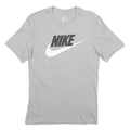 NIKE Mens Grey Crew Neck Short Sleeve S Cotton Graphic T-Shirt Sweat Casual