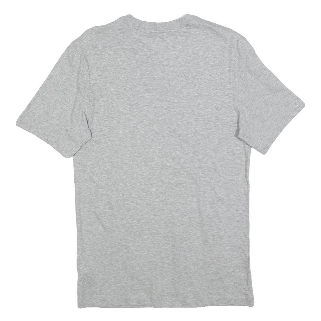 NIKE Mens Grey Crew Neck Short Sleeve S Cotton Graphic T-Shirt Sweat Casual