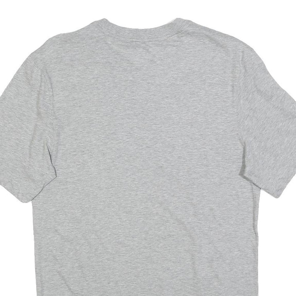 NIKE Mens Grey Crew Neck Short Sleeve S Cotton Graphic T-Shirt Sweat Casual