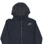 NIKE Mens Black Hoodie Full Zip S