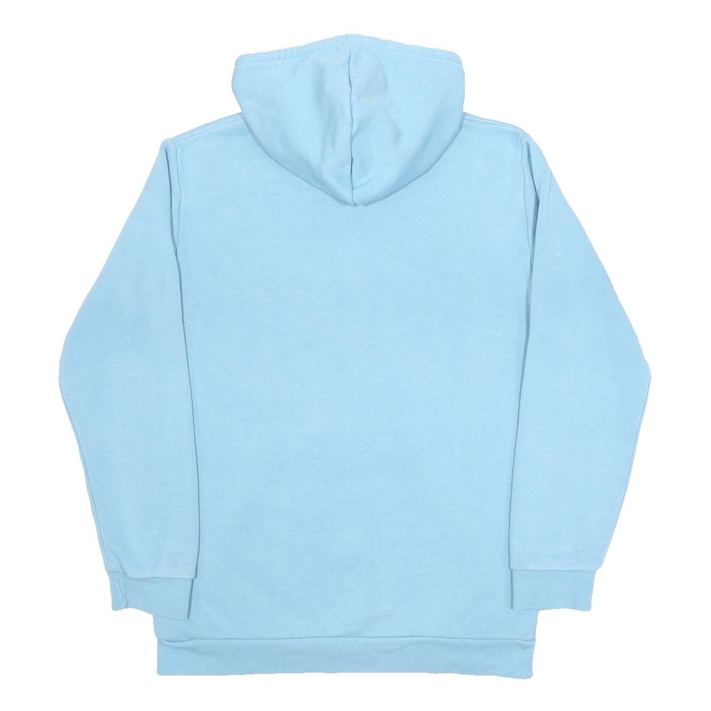 ADIDAS Mens Blue Hoodie Pullover L Casual Cotton Blend Sportswear