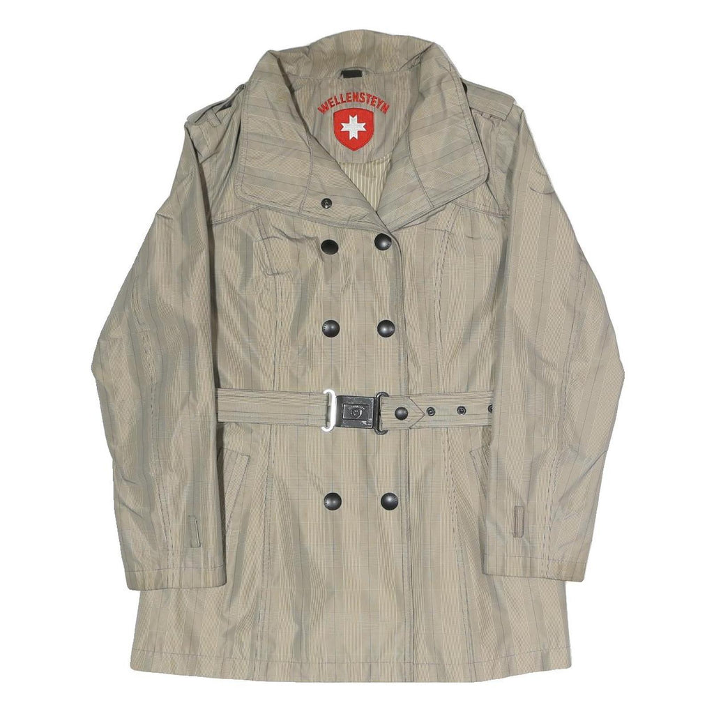 WELLENSTEYN Womens Beige Jacket M Polyester Blend Button Plain Stylish