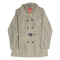 WELLENSTEYN Womens Beige Jacket M Polyester Blend Button Plain Stylish