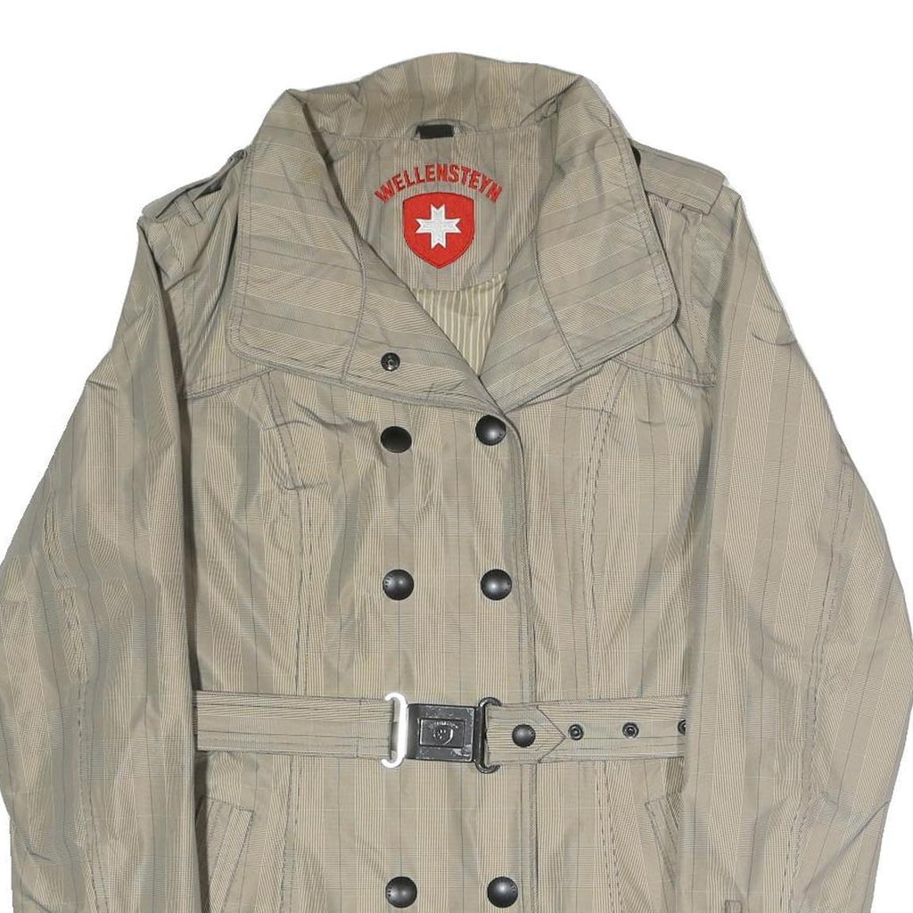 WELLENSTEYN Womens Beige Jacket M Polyester Blend Button Plain Stylish