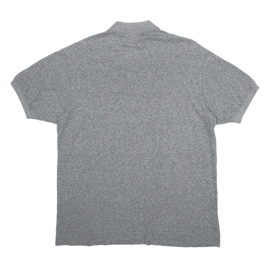 LACOSTE Mens Grey Short Sleeve Classic Cotton Polo Shirt L Casual Wear