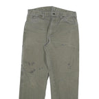 DICKIES Mens Regular Fit Cotton Blend Grey Straight Jeans W34 L31 Workwear