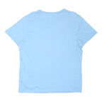 TOMMY HILFIGER Mens Blue XL Short Sleeve Crew Neck Logo T-Shirt Cotton Blend