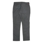 LEVI'S Mens Cotton Dark Grey Regular Straight Trousers W34 L31 Smart Casual