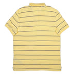 NAUTICA Mens Polo Shirt Yellow Striped 2XL