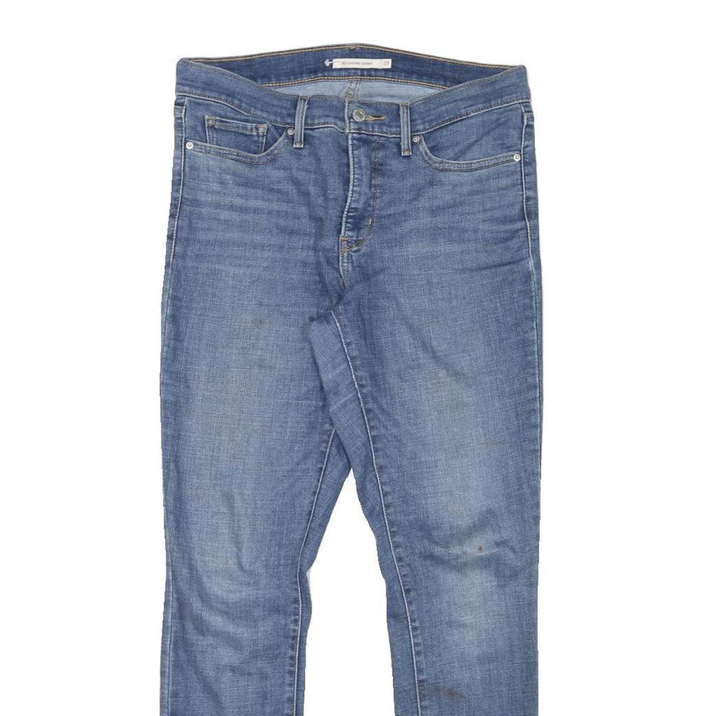LEVI'S 311 Womens Slim Blue Denim Jeans Zip W29 L29 Classic Style