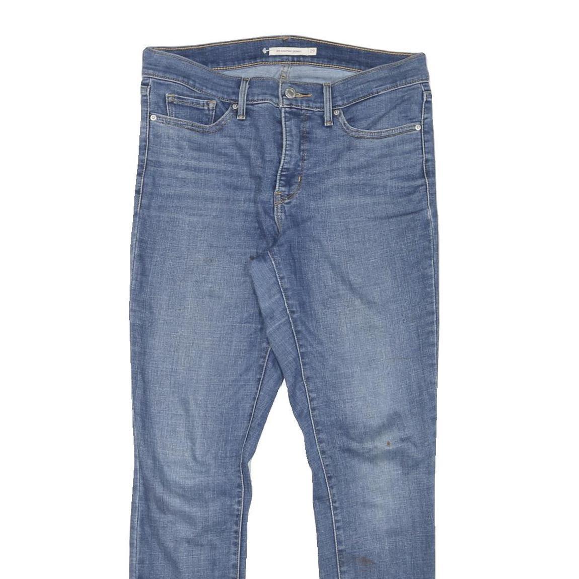 LEVI'S 311 Womens Slim Blue Denim Jeans Zip W29 L29 Classic Style