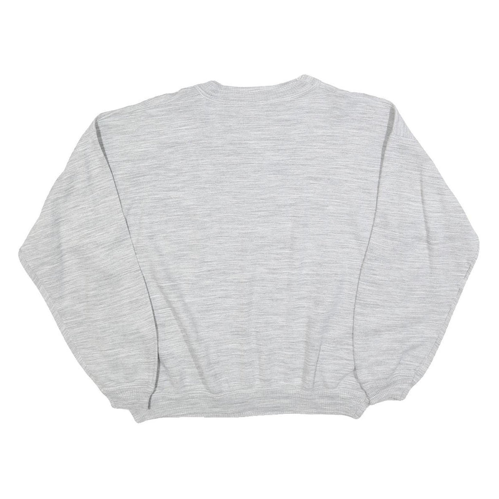 CONFORT Womens Grey Crew Neck M Cotton Blend Sweatshirt Casual Free Time Wear