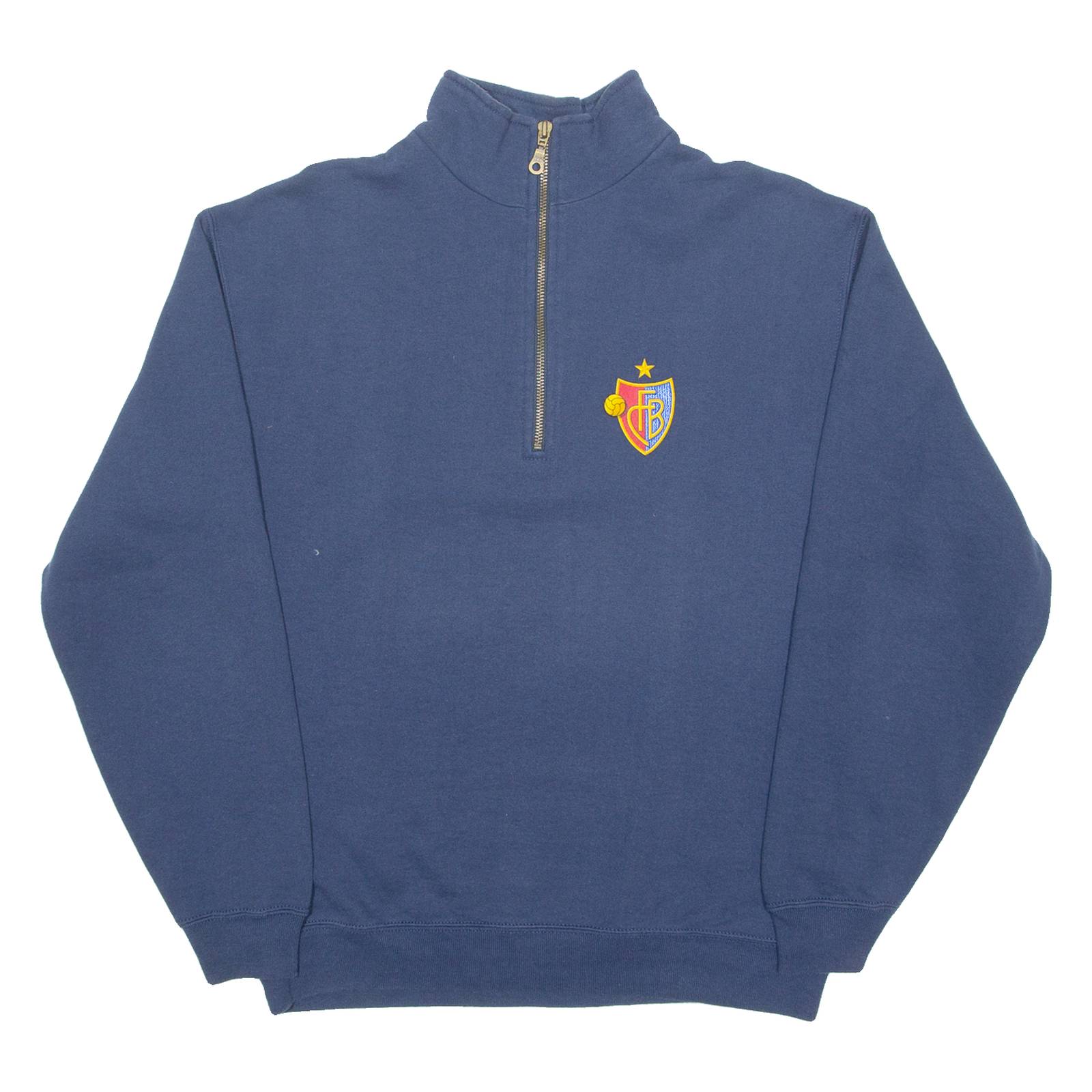 FB Mens Sweatshirt Blue 1/4 Zip S