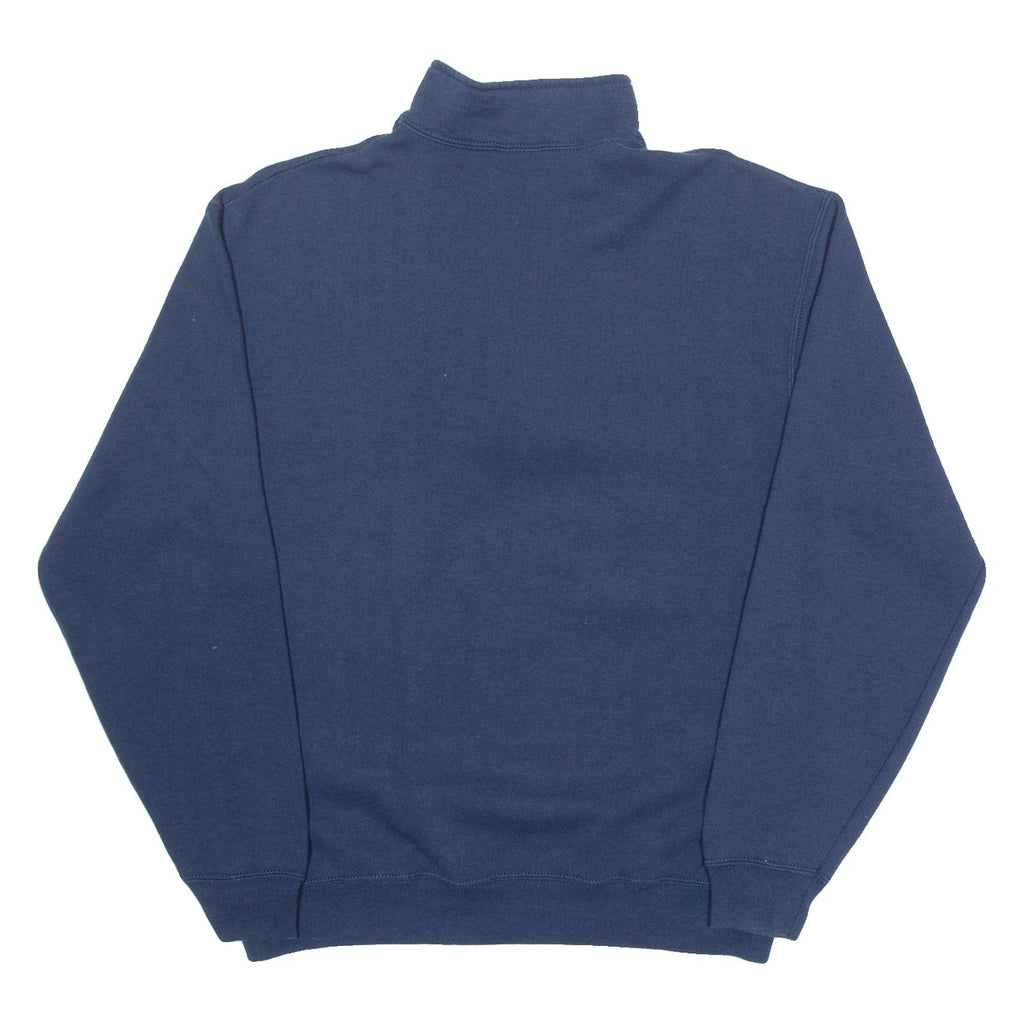 FB Mens Sweatshirt Blue 1/4 Zip S