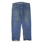 DICKIES Mens Blue Regular Fit Straight Denim Jeans W38 L28 Workwear