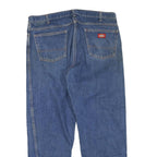 DICKIES Mens Blue Regular Fit Straight Denim Jeans W38 L28 Workwear