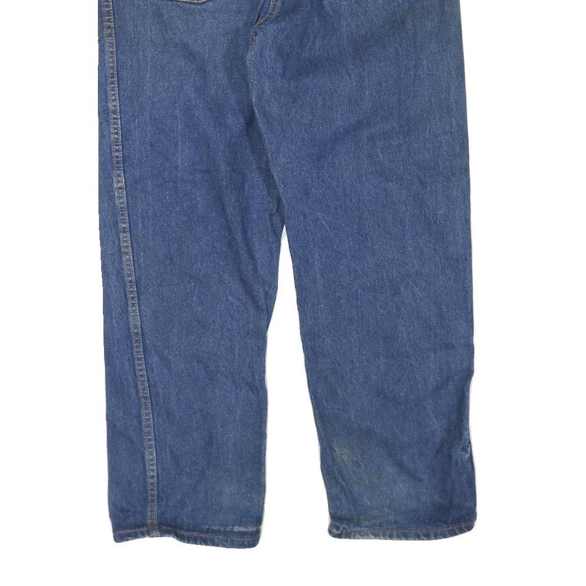 DICKIES Mens Blue Regular Fit Straight Denim Jeans W38 L28 Workwear