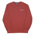 CHAMPION Mens Red Cotton Blend Crew Neck 2XL Sweatshirt Casual Wear