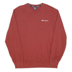 CHAMPION Mens Red Cotton Blend Crew Neck 2XL Sweatshirt Casual Wear