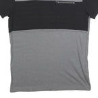 GUESS Mens Grey & Black Modern T-Shirt M Short Sleeve Crew Neck Cotton Blend
