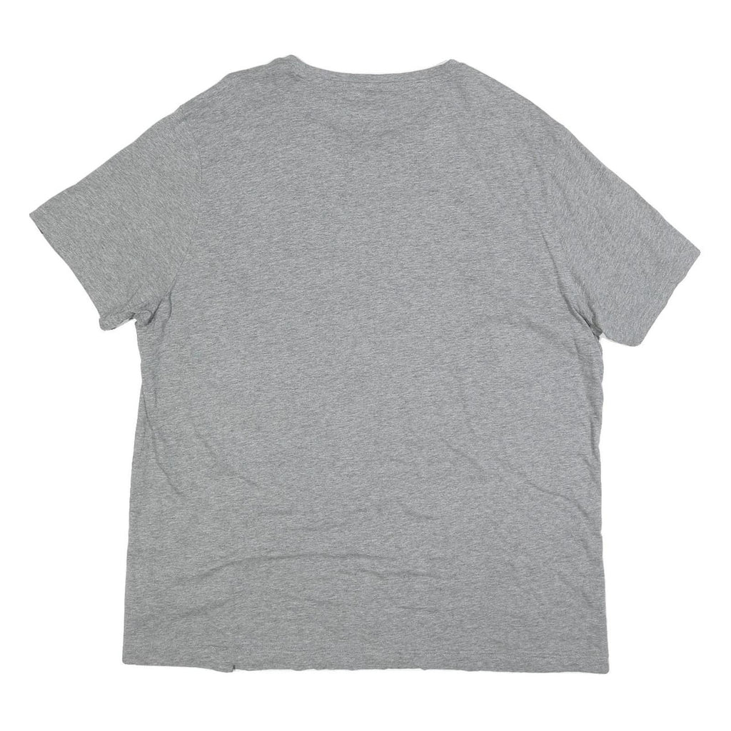 PUMA Mens Grey Cotton Blend Classic T-Shirt 2XL Short Sleeve Crew Neck Logo