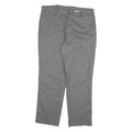 DICKIES Mens Regular Fit Grey Cotton Blend Straight Leg Trousers W38 L31