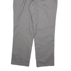 DICKIES Mens Regular Fit Grey Cotton Blend Straight Leg Trousers W38 L31