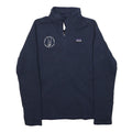 PATAGONIA Womens Navy Plain Pullover Crew Neck Jumper S Sustainable Outdoor Wear
