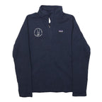 PATAGONIA Womens Navy Plain Pullover Crew Neck Jumper S Sustainable Outdoor Wear